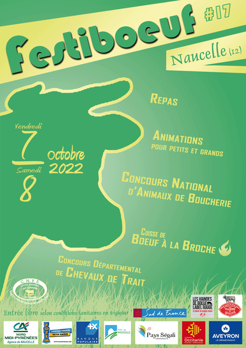 Affiche 17e Festiboeuf - 2022